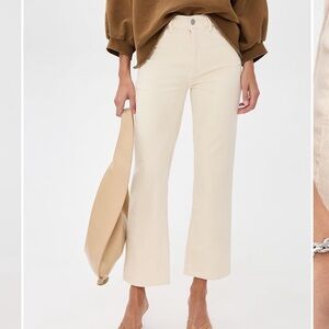 DL1961 Patti Straight Corduroy High Rise Vintage Ankle